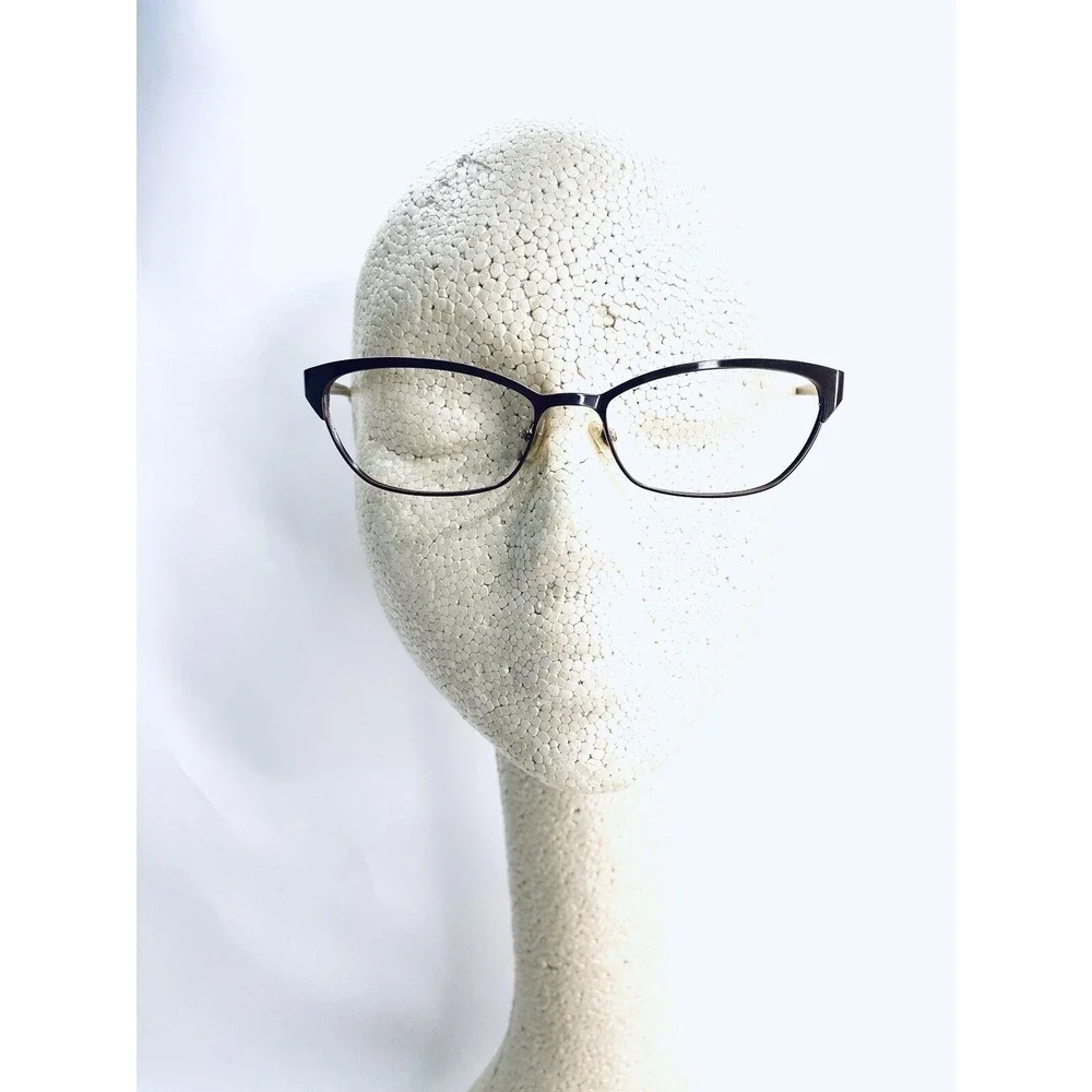 Kate Spade Brown & Gold Cat Eye Polka Dot Temple Glasses Leticia 52 16 135